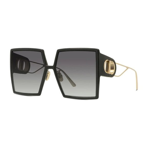 NEW DIOR BLACK WOMEN SQUARE DIOR SUNGLASSES - Picture 1 of 3